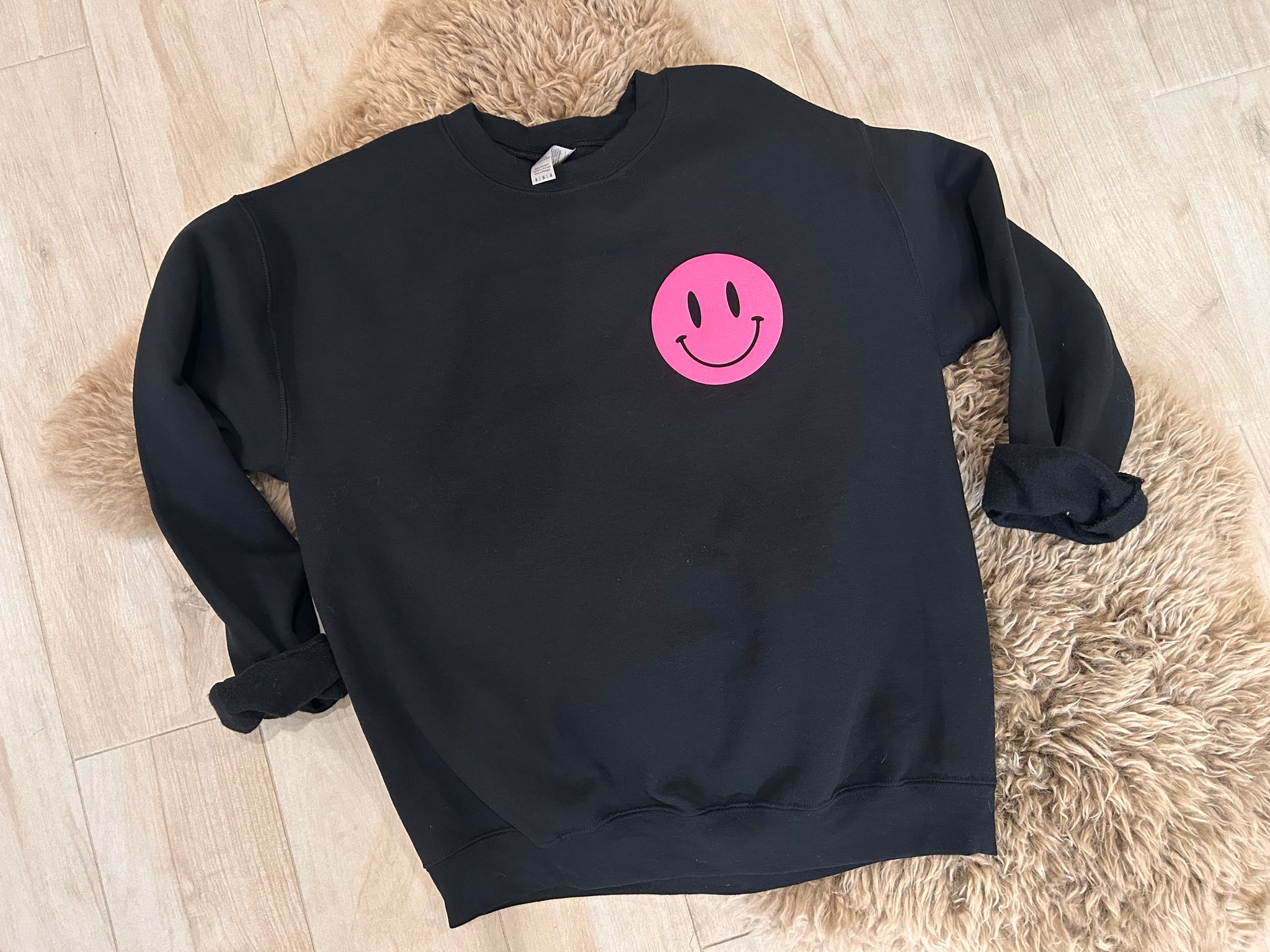 The world is a better place with YOU in it black & neon pink