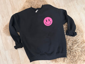 The world is a better place with YOU in it black & neon pink